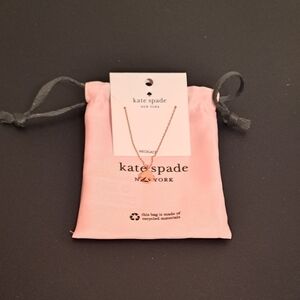 Kate Spade Rose Gold Necklace-Pendant NWT